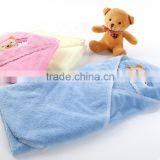 Baby Hooded Coral Fleece Receiving Blankets thumbnail-3