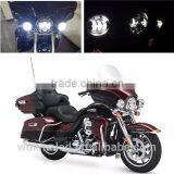 7" LED Projector Head Light Black for Harley Davidson 2012-2013 FLD / 1994-2013 Touring & Softail Models thumbnail-6