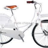 Single Speed Coaster Brake Lady City Bike Dutch City Bicycle With Leather Saddle thumbnail-2