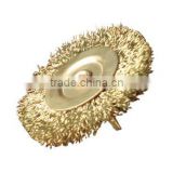 Non sparking hand tools cleaning wheel brush