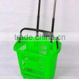 Shopping Plastic Lined Plant Basket thumbnail-1
