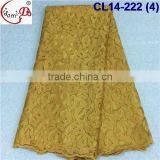 CL14-222 African Style French Lace Fabric Market in China, Multi-color Net Tulle Lace Fabric thumbnail-5