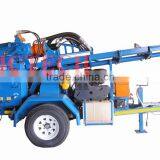 TWD200 Trailer Mounted Portable Shallow Mini Well Drilling Rig thumbnail-1