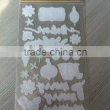 Merry Christmas Glitter Pvc Sticker,,transparent Pvc Sticker thumbnail-2
