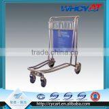 4 Wheel Stainless Steel Airport Trolley for Japan thumbnail-2