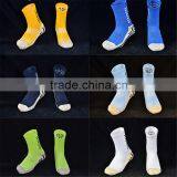 Top Quality Anti Slip Soccer Socks Cotton Grid Style Team Sports Football Socks Anti Slip Grip Custom Logo Cheap Trampoline Sock Quality Choice thumbnail-5