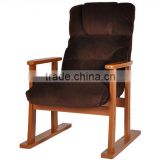 Multifunction Adjustable Backrest Bamboo Wood Tatami Chair thumbnail-1