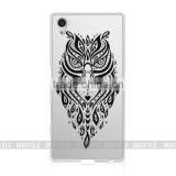 New Transparent Black Colorful Celulares Chinos Back Cover Case for Sony Xperia z5