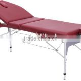 Portable Adjustable Aluminium Massage Table 3 Fold Beauty Therapy Bed