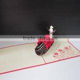 Viet Nam Girl 3d Pop up Greeting Card thumbnail-3