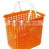 Plastic Supermarket Shopping Basket /Shopping Cart /Plastic storage basket/handle basket/