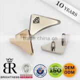 Good Quality Plating Clothing Metal Label Gold Custom Metal Label