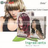 ammonia free hair color cream with Dexe high profit margin product for hair color dye