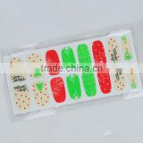 Beauty sticker Christma cartoon nail sticker for kids and adults