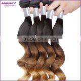 6A Gradient Brazilian Virgin Hair Wig 3 Tone Color Ombre 100% Human Hair Curly thumbnail-1