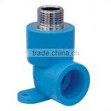 PE Pipe Fittings: Male Thread Elbow With Base (Soc x Mipt With Brass Thread Insert) thumbnail-1