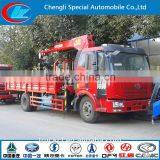 FAW Truck Crane 4X2 Truck Crane Capacity 8 Ton Heavy Duty Crane Truck thumbnail-1