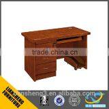 Standard classical MDF office staff working table with 3 drawer