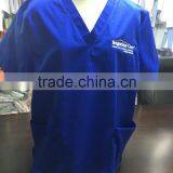 Medical Scrub Clothes Uniform Unisex Scrub Sets Scrub Top Shirts and Scrub Pants for Female and Male Doctor Uniforms thumbnail-3