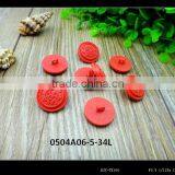 Factory Wholesale Colorful Round Plastic Button