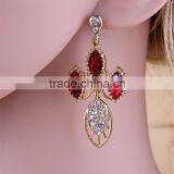Wholesale Handmade Latest Fashion Big Long Wedding Chandelier Earrings thumbnail-4