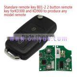 Standare Remote Key B01-2 2 Button Remote Key for KD300 and KD900 to Produce Any Model Remote