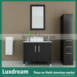 36 Inch Espresso Bath Furniture With Side Cabinet by Luxdream