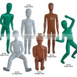 abstract colorful kids mannequins