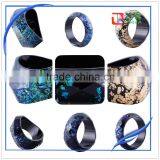 2016 Fashion Bangle Newest Bracelet Sex Bangle ,flower in Resin Bangle thumbnail-3