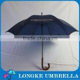 23" Navy Blue Wooden Umbrella for Advertising thumbnail-4