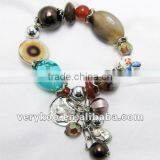 2012 Fashion Colorful Beaded Charm Bracelet Jewellery FCA-10003