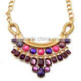 Wholesale Alloy Sautoir Collarbone Chain Resin Necklaces thumbnail-2