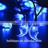 New Style Christmas Decoration 30 Led Moon Solar String Light thumbnail-4