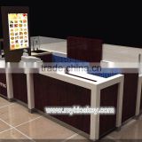 Popular coffee kiosk with cafe kiosk display counter for sale