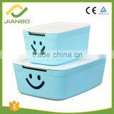 Good Quality Home Storage Boxes Colors Plastic Containers 38.5*28.5*14.5cm