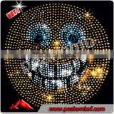 Wholesale Rhinestone Motif Emoji Heat Transfer Designs for Apparle Stock thumbnail-2