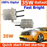 2016 New arrival car tuning parts fast bright, fast start Slim Ballast blocks ignition 12V 35W, less than 1% defective
