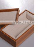 Chinese Factories Wholesale Custom High-grade Bamboo Gift Box, Fashion Beautiful Storage Box