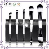 Private label make up brush synthetic 5pcs double-side makeup brush