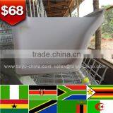 Trade Assurance NO.1 A Type Frame Quality Galvanized 3 Tier Layer Hen Cage thumbnail-3