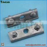 Galvanized Steel Line Cable Clamp Three Bolt Guy Clamp thumbnail-2
