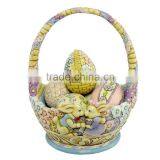 Wholesale Easter Basket Honey Bunny Eggs Figurine thumbnail-2