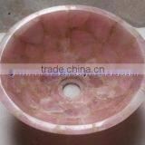 HOT SALE POPULAR PINK ONYX SINKS BASINS COLLECTION thumbnail-2