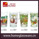 2014 fruits designs glass cups beautiful cups