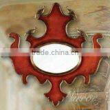 Wooden Classical Hand Carved Wall Mirror, MOQ:1PCS(B70102) thumbnail-1