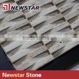Honed Travertine Tile Backing Mesh Mosaics thumbnail-3