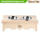 Square Style Elevated Dog Bowl Stand thumbnail-2