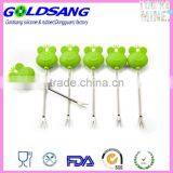 High Quality Halloween Party Stainless Steel Silicone Fruit Fork thumbnail-4