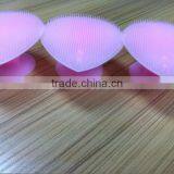 Soft Silicone Face Cleaning Brush/heart Shape Silicone Beauty Brsuh thumbnail-1