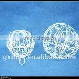 Creamywhite Iron Decorative Glitter Ball Set of Two thumbnail-1